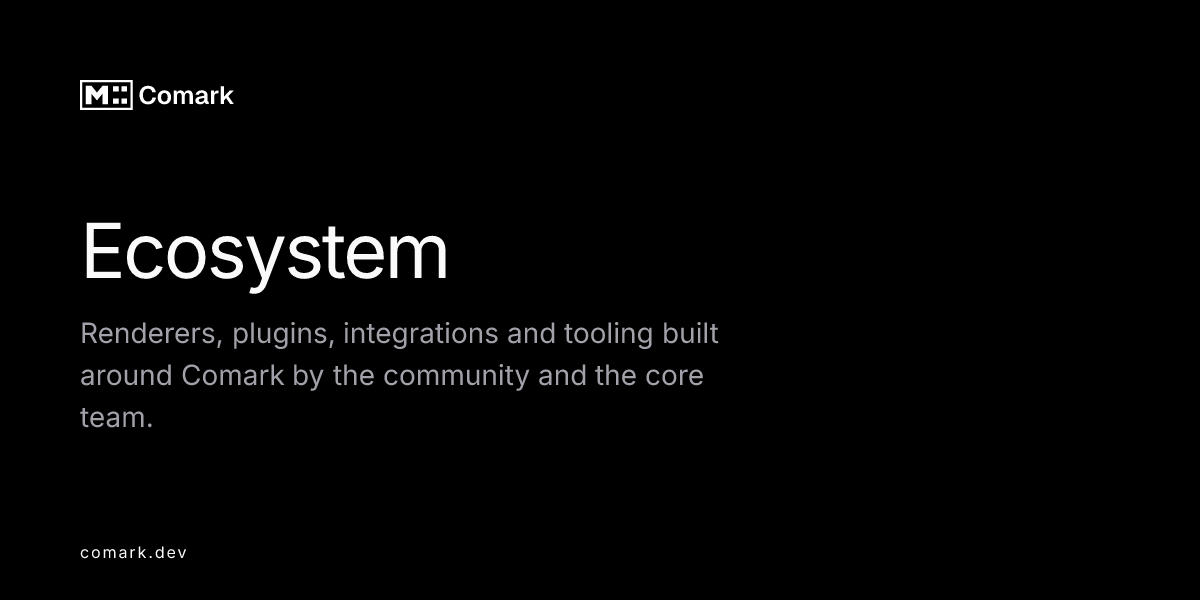 Comark — Submit yours